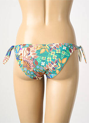 Chiloți de baie imprimeu floral bikini bej VERDISSIMA femeie