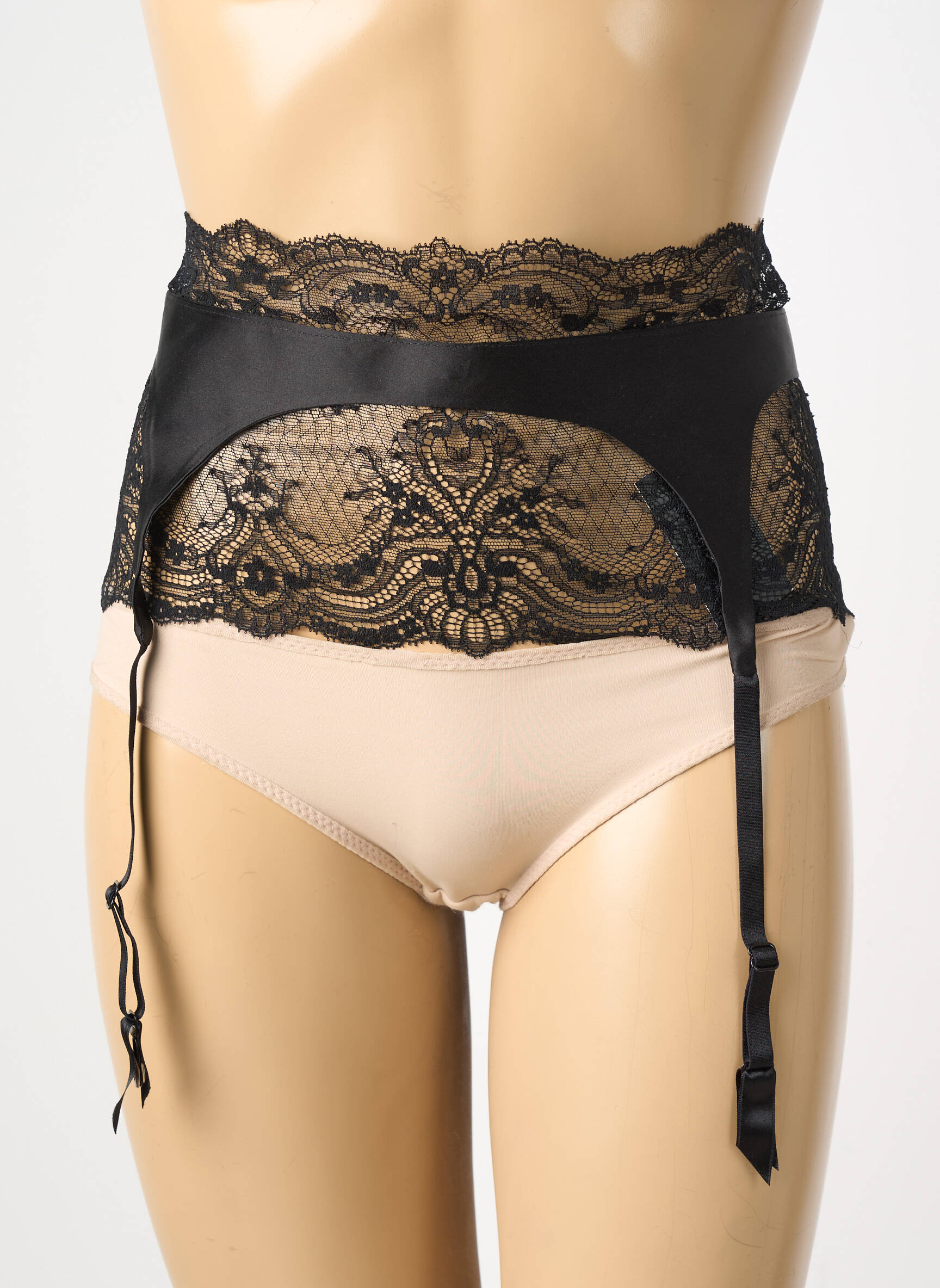 Corset/jartieră broderie negru ANDRES SARDA femeie