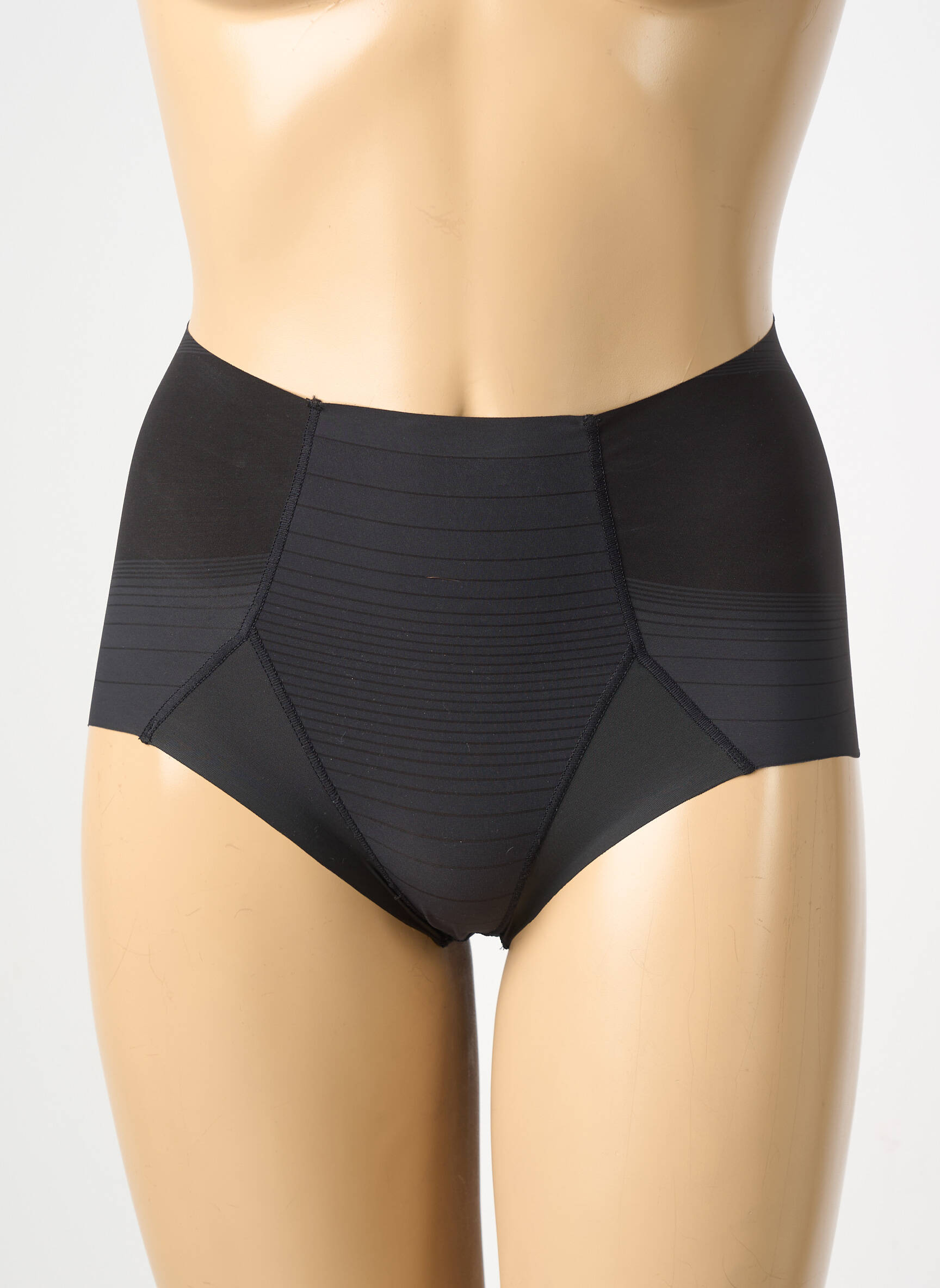 Chilot efect material satinat negru WACOAL femeie