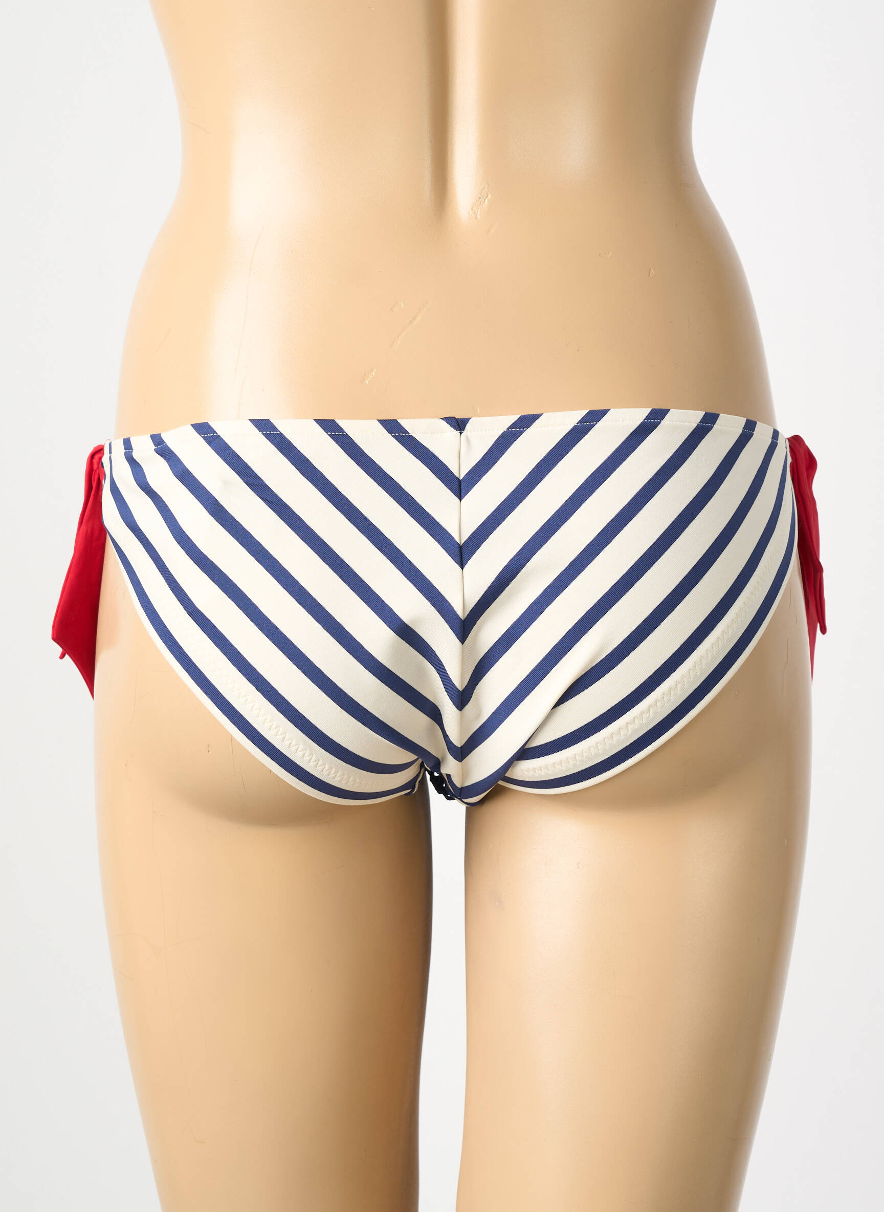 Chiloți de baie țesătură satinată bikini albastru ANDRES SARDA femeie