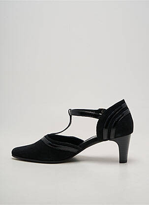 Pantofi cu toc nubuc toc de 4 la 6 cm negru GEO-REINO femeie