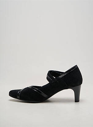 Pantofi cu toc nubuc toc de 4 la 6 cm negru GEO-REINO femeie