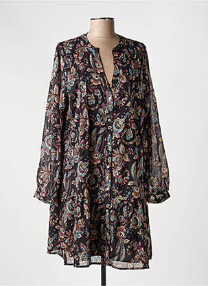 Rochie scurtă mâneci lungi mâneci lungi negru MOLLY BRACKEN femeie