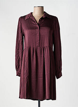Rochie midi croială fluidă mâneci lungi violet PAKO LITTO femeie