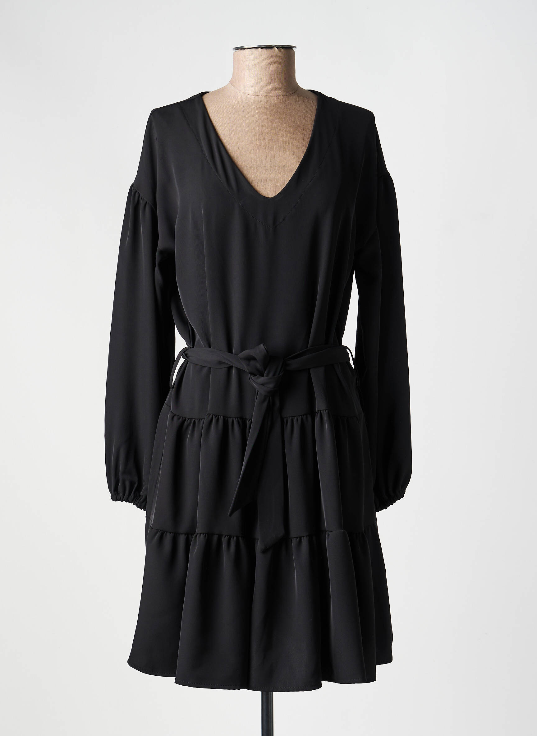 Rochie scurtă mâneci lungi mâneci lungi negru BANDITAS FROM MARSEILLE femeie