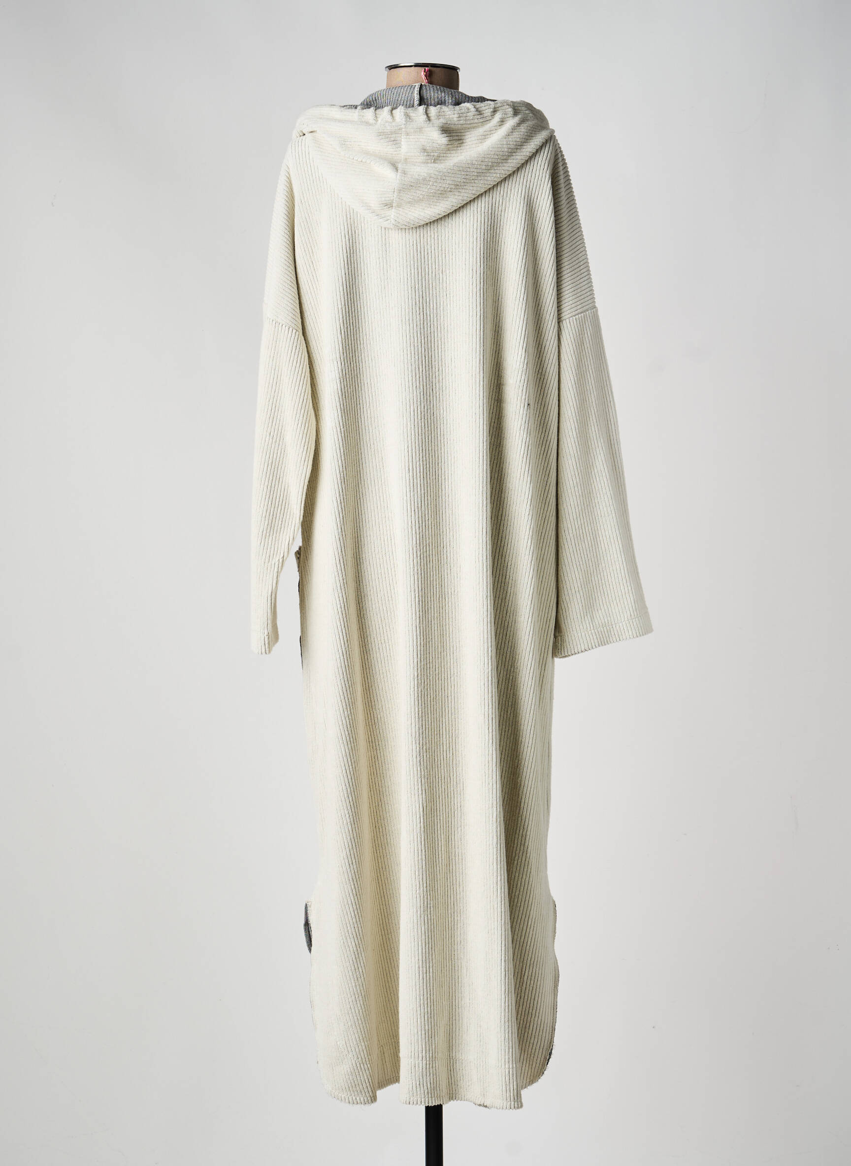 Rochie lungă mâneci lungi mâneci lungi alb BANDITAS FROM MARSEILLE femeie