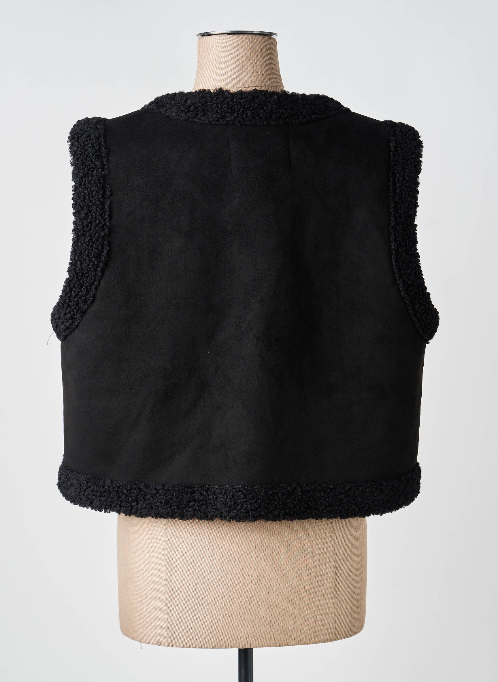 Jachete casual guler rotund negru B.YOUNG femeie
