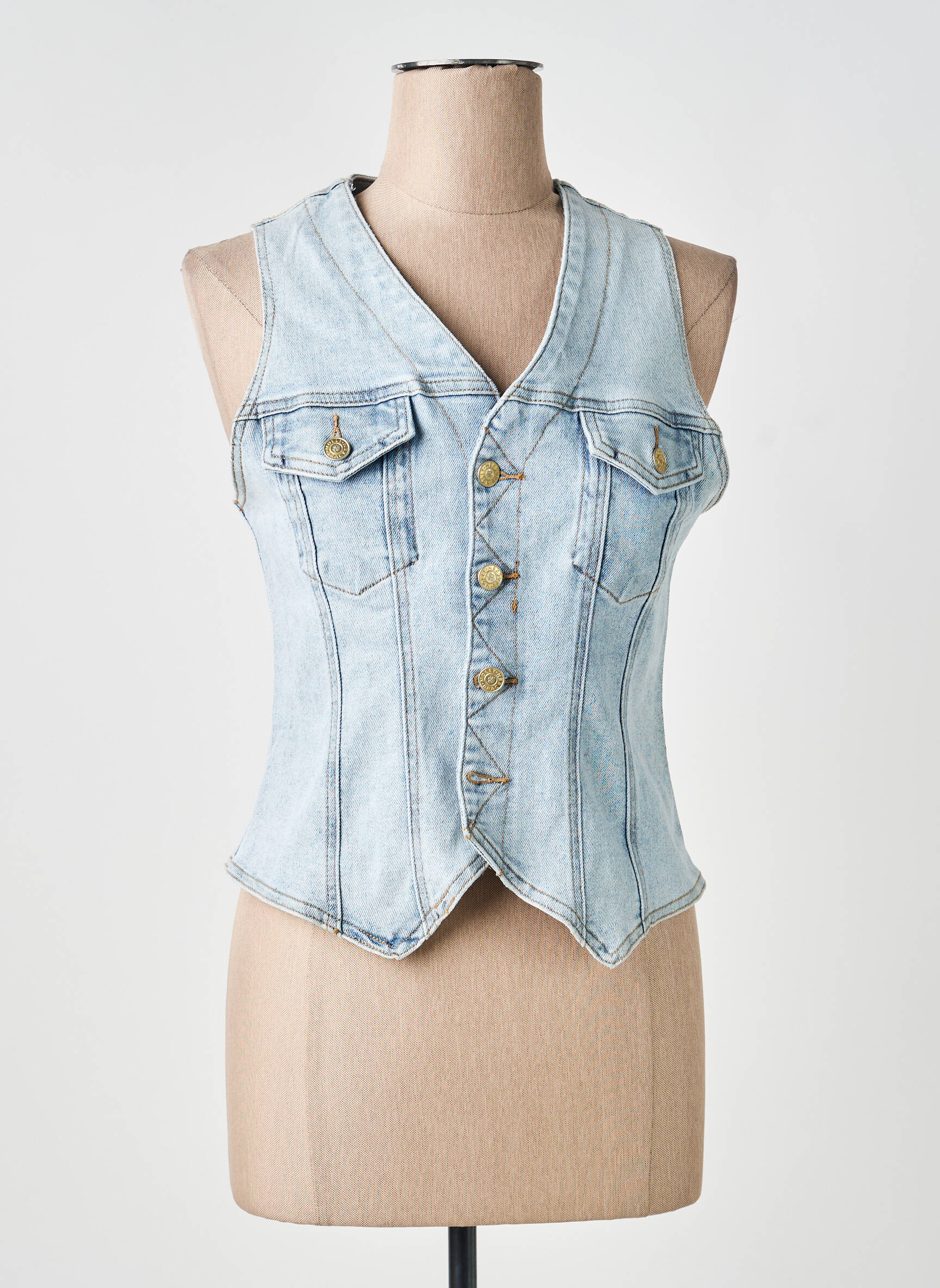 Jachete casual buzunare albastru MOLLY BRACKEN femeie