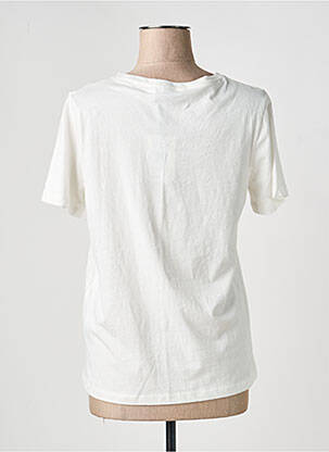 Tricou elasticitate mâneci scurte alb B.YOUNG femeie