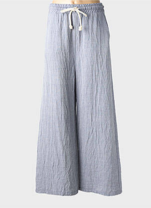 Pantalon evazat talie elastică gri BANDITAS FROM MARSEILLE femeie