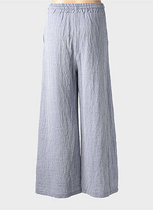 Pantalon evazat talie elastică gri BANDITAS FROM MARSEILLE femeie