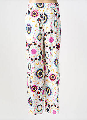 Pantalon drept talie elastică alb LPB LES PETITES BOMBES  femeie