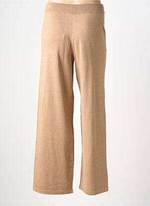 Pantalon evazat talie elastică bej MOLLY BRACKEN femeie