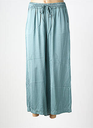 Pantalon drept talie elastică albastru PAKO LITTO femeie