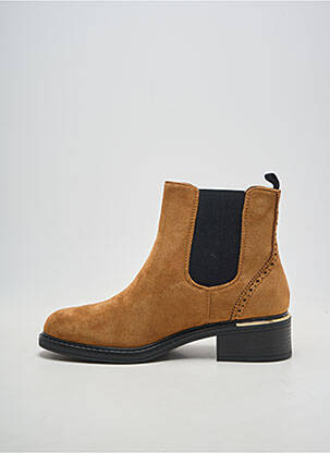 Botine/ghete vârf rotund toc de 4 la 6 cm maro LPB LES PETITES BOMBES  femeie