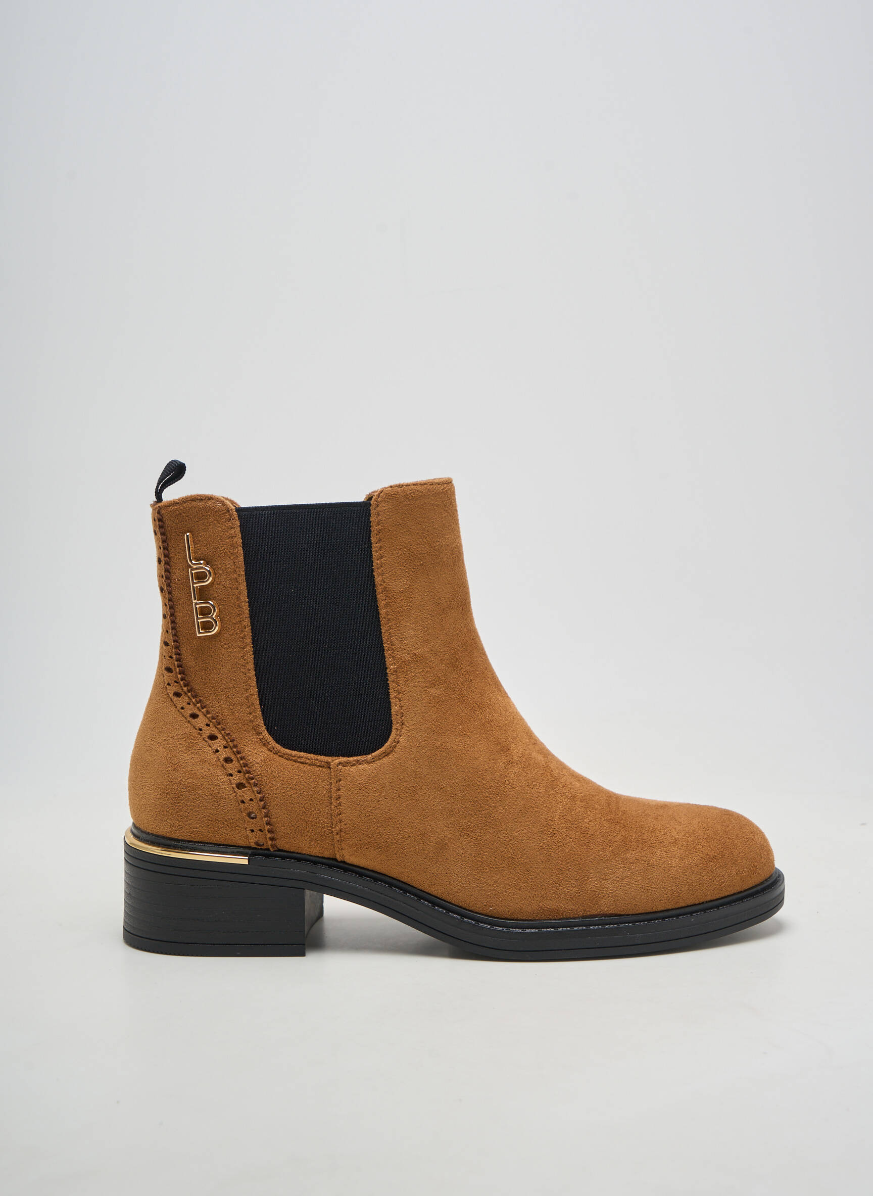 Botine/ghete vârf rotund toc de 4 la 6 cm maro LPB LES PETITES BOMBES  femeie