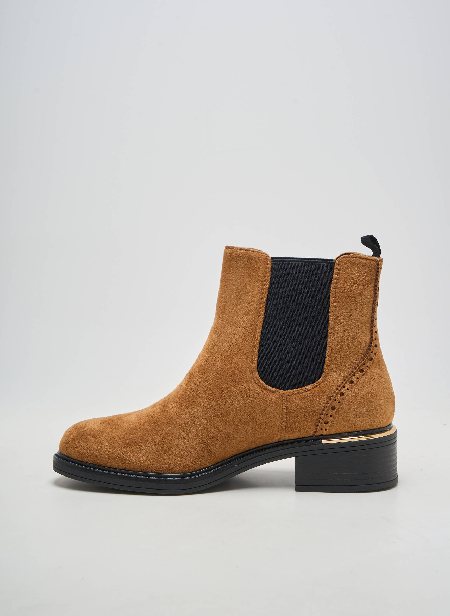 Botine/ghete vârf rotund toc de 4 la 6 cm maro LPB LES PETITES BOMBES  femeie