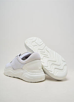 Adidași vârf rotund toc de 4 la 6 cm alb ME.LAND femeie
