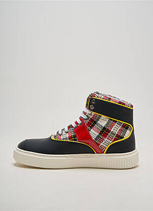 Adidași material neted vârf rotund negru ME.LAND bărbat