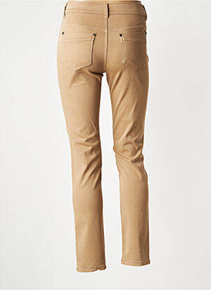 Pantalon slim elasticitate mărime normală maro ANNA MONTANA femeie