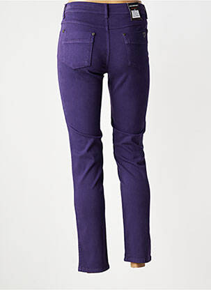 Pantalon slim elasticitate mărime normală violet ANNA MONTANA femeie