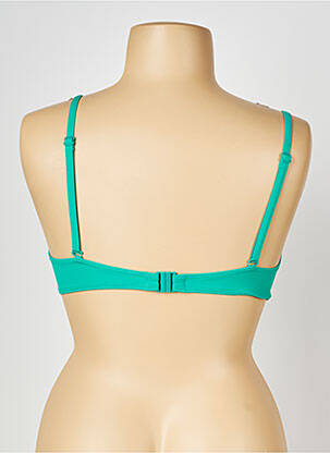Sutien de costum de baie bretele elastice verde TRIUMPH femeie