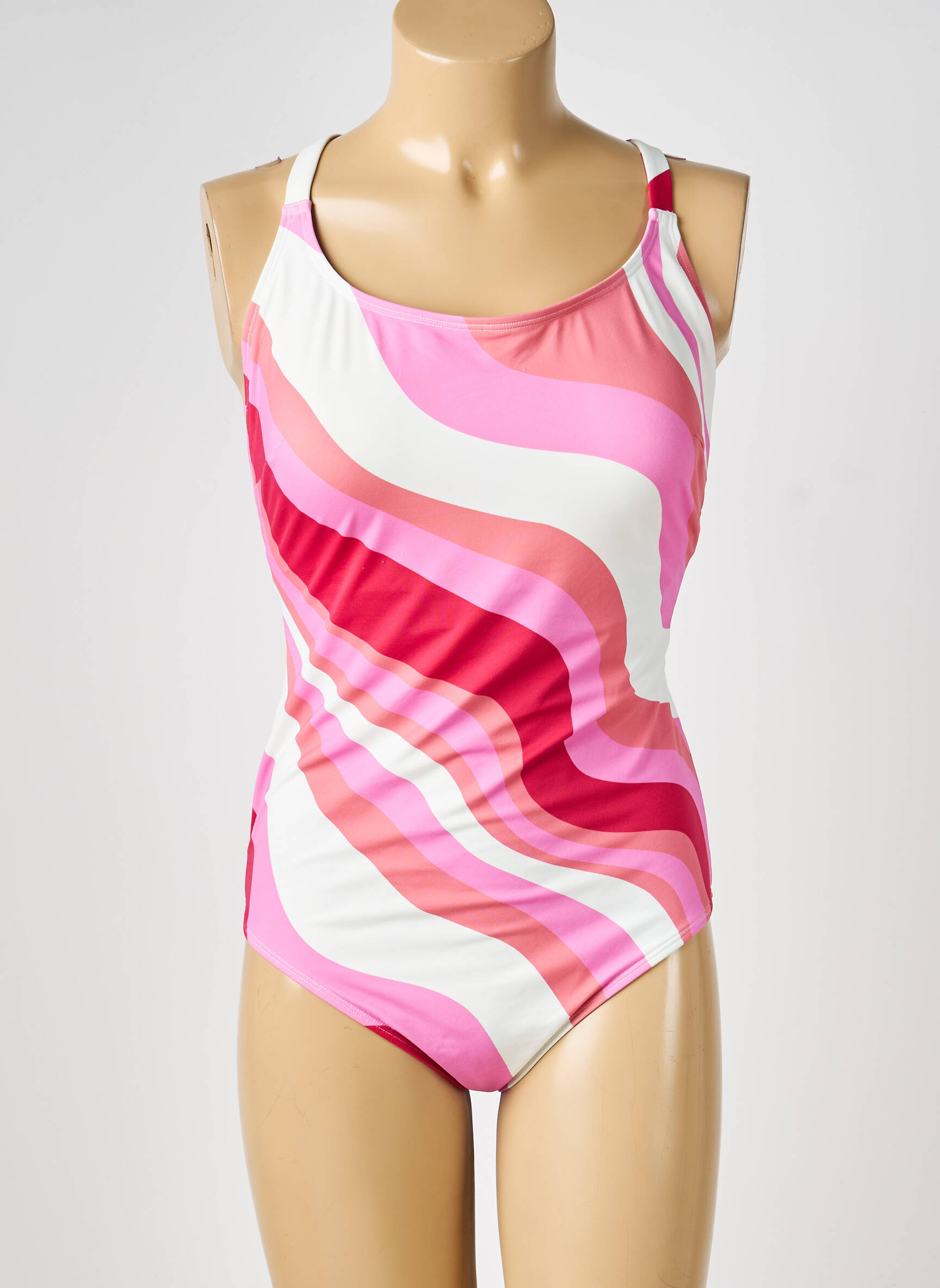 Costum de baie dintr-o singură piesă imprimeu fantezie roz TRIUMPH femeie