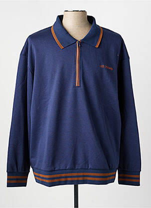 Pulover guler polo mâneci lungi albastru LEE COOPER bărbat