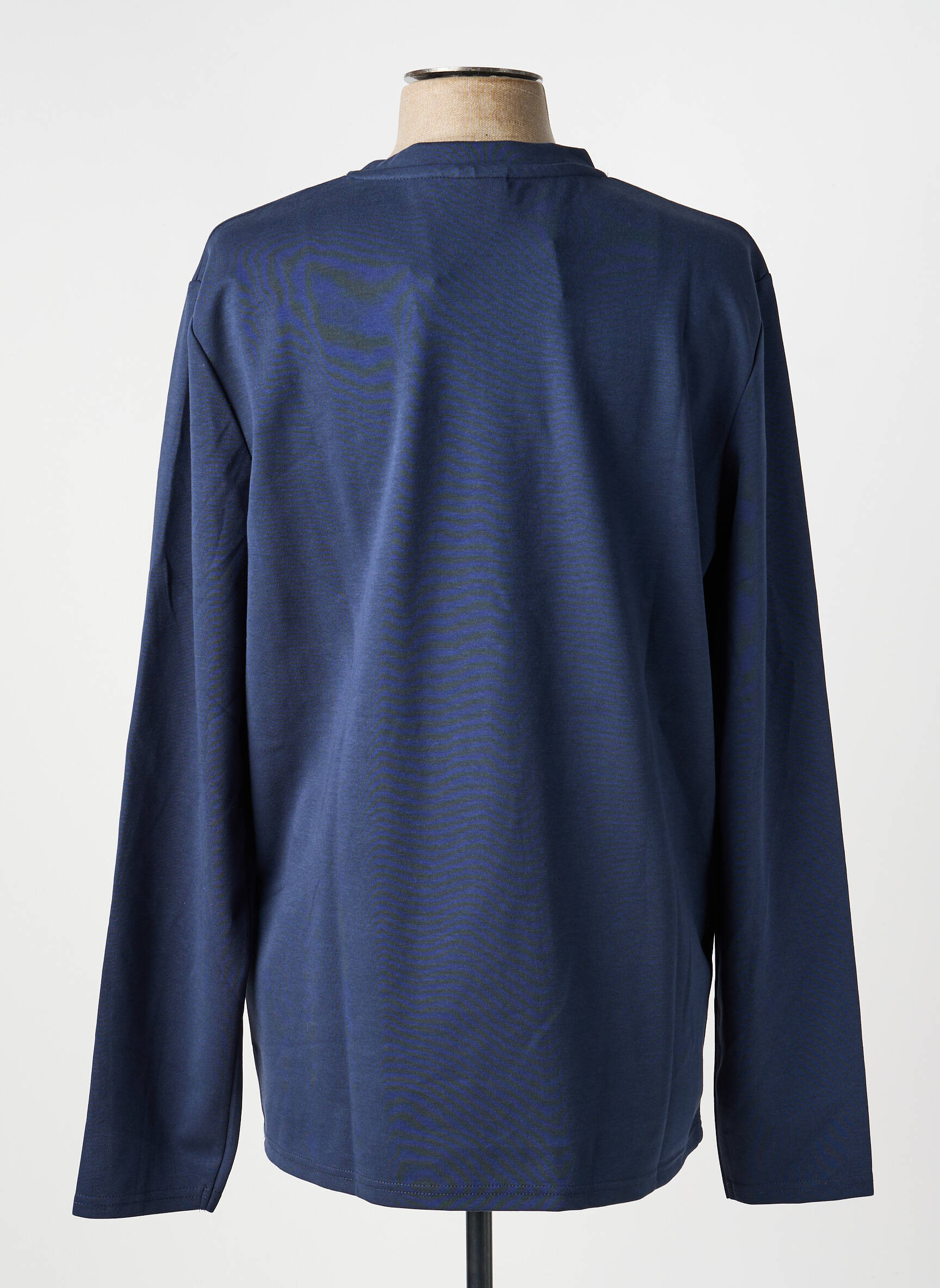 Tricou elasticitate mâneci lungi albastru LEE COOPER bărbat