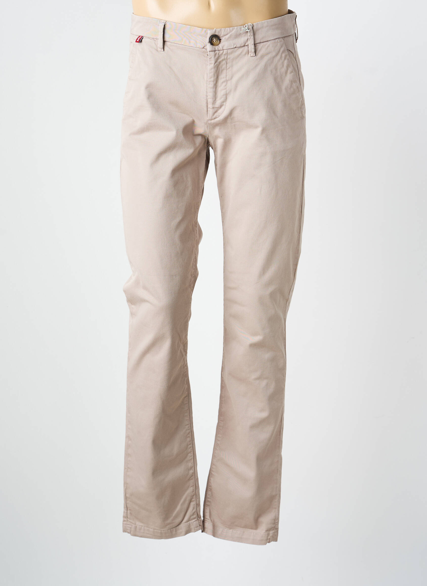 Pantalon chino buzunare bej LEE COOPER bărbat
