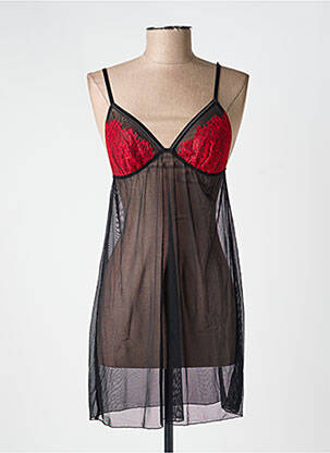 Nuisetă/combinetă broderie negru VALEGE femeie