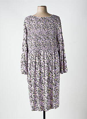 Rochie lungă mâneci lungi mâneci lungi violet SHEEGO femeie