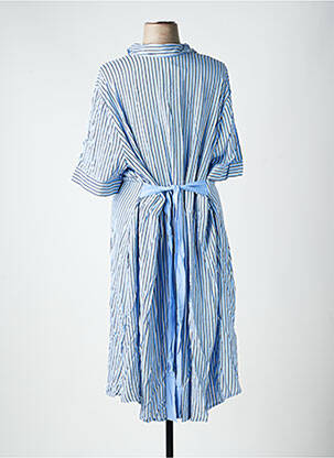 Rochie lungă mâneci lungi mâneci lungi albastru SHEEGO femeie
