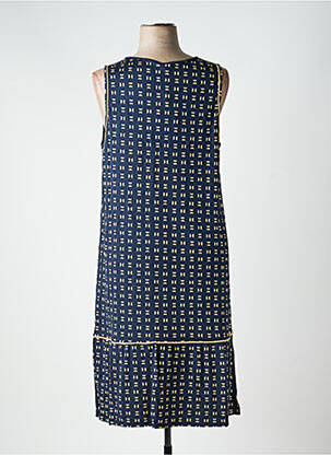 Rochie midi fără mâneci fără mâneci albastru SHEEGO femeie