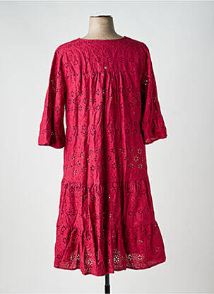 Rochie midi mâneci 3/4 mâneci 3/4 violet SHEEGO femeie