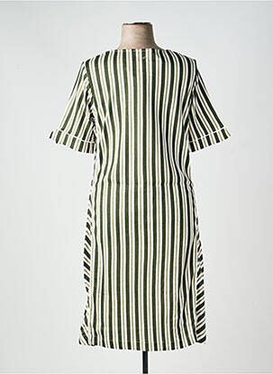 Rochie midi mâneci scurte mâneci scurte verde SHEEGO femeie