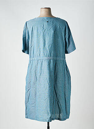 Rochie midi mâneci scurte mâneci scurte albastru SHEEGO femeie