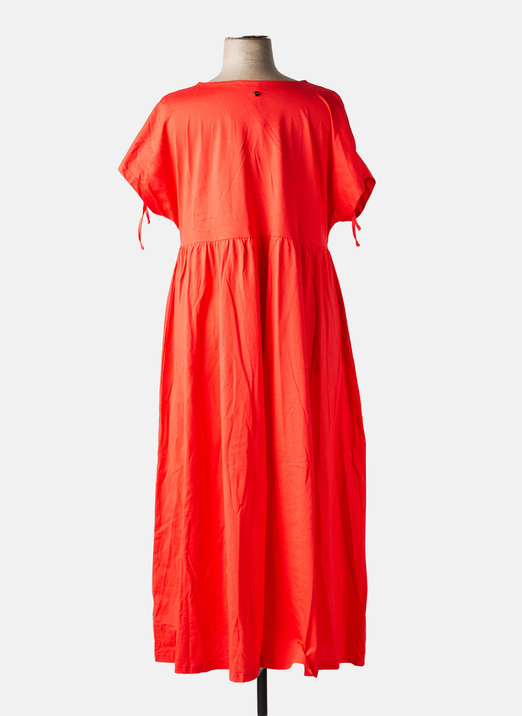 Rochie lungă mâneci scurte mâneci scurte roșu SHEEGO femeie