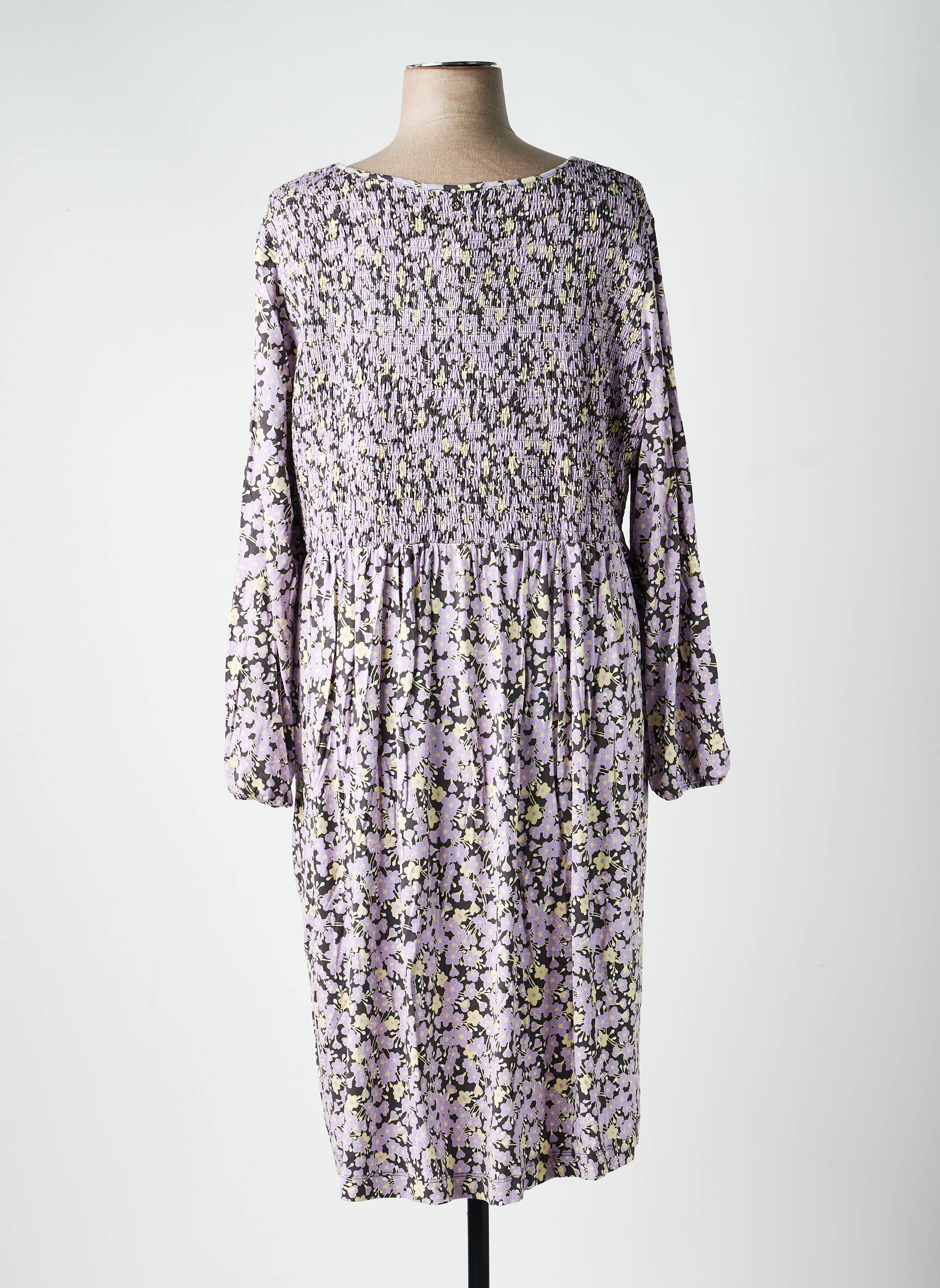 Rochie lungă mâneci lungi mâneci lungi violet SHEEGO femeie