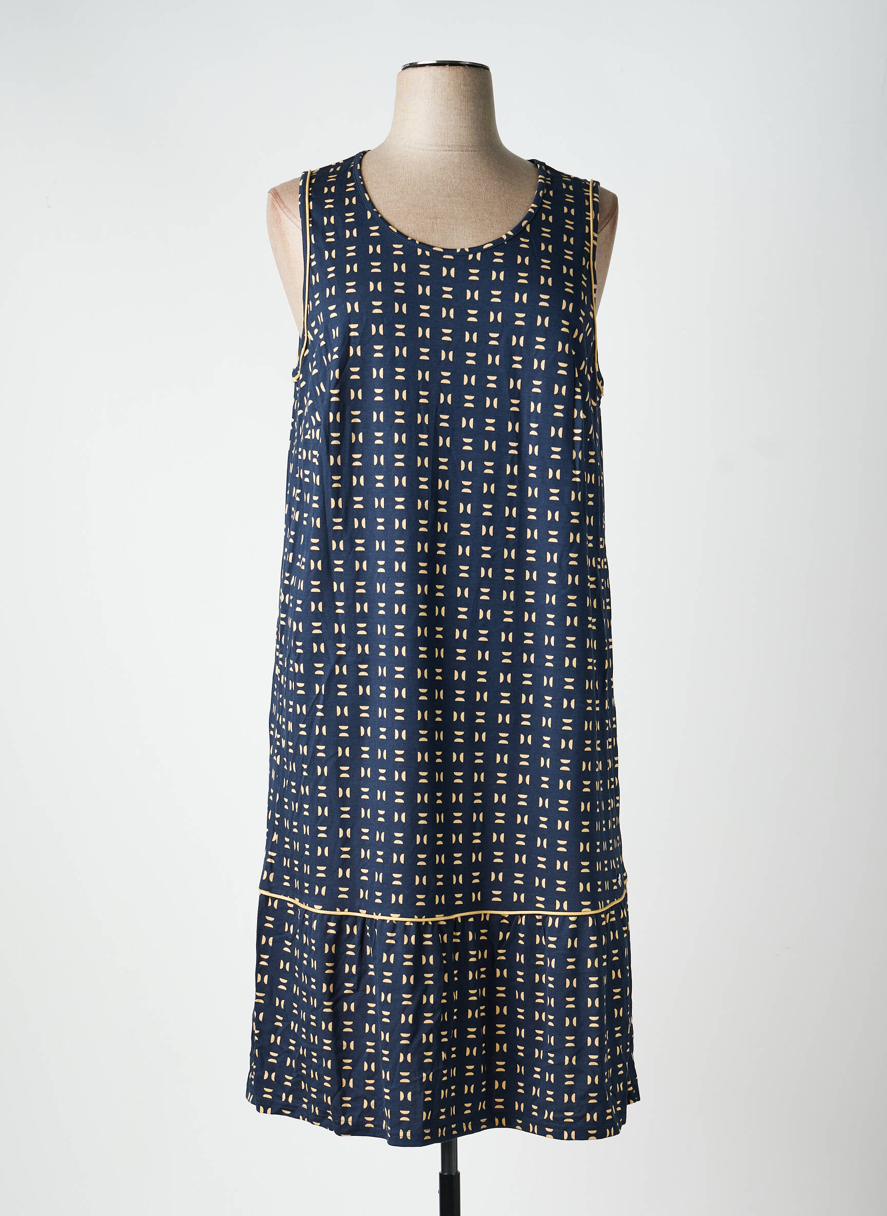 Rochie midi fără mâneci fără mâneci albastru SHEEGO femeie