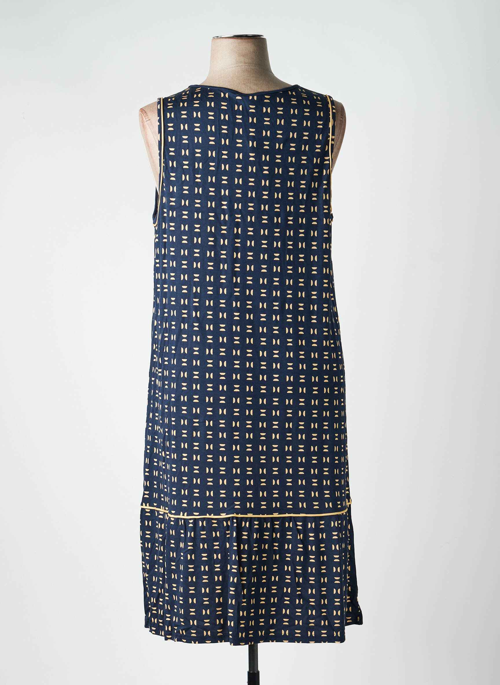 Rochie midi fără mâneci fără mâneci albastru SHEEGO femeie