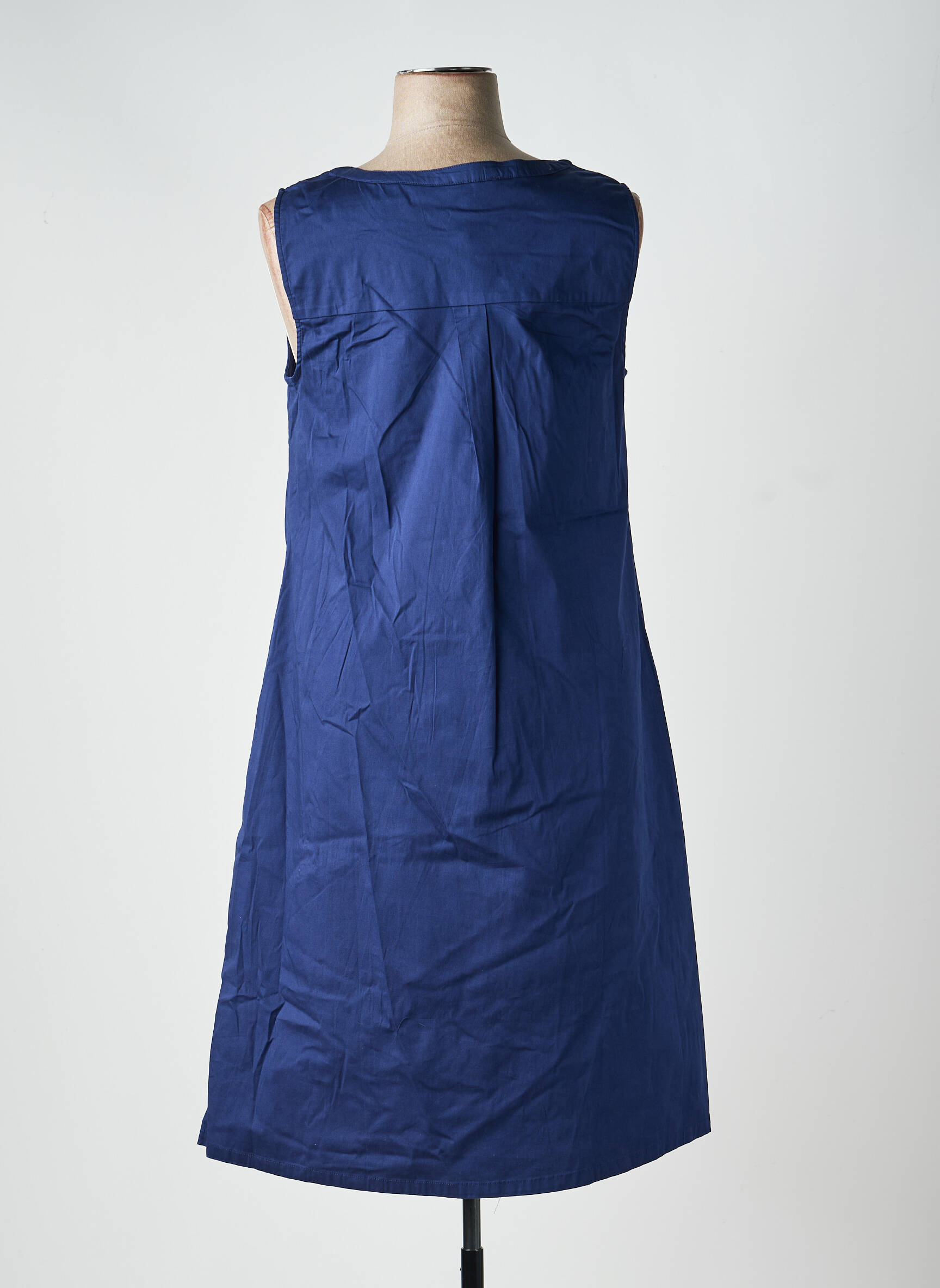 Rochie midi fără mâneci fără mâneci albastru SHEEGO femeie