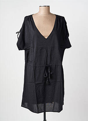 Rochie de plajă croială cambrată negru SIMONE PERELE femeie