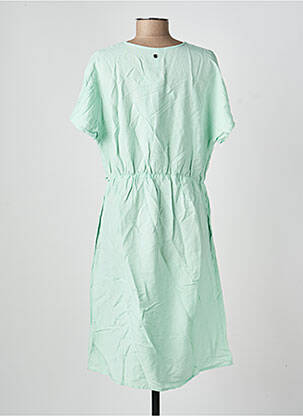 Rochie midi mâneci scurte mâneci scurte verde SHEEGO femeie