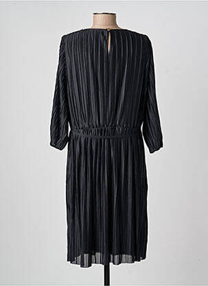 Rochie midi croială fluidă mâneci lungi negru DAMART femeie