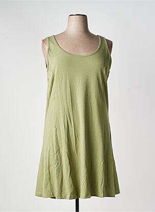Rochie midi fără mâneci fără mâneci verde SHEEGO femeie