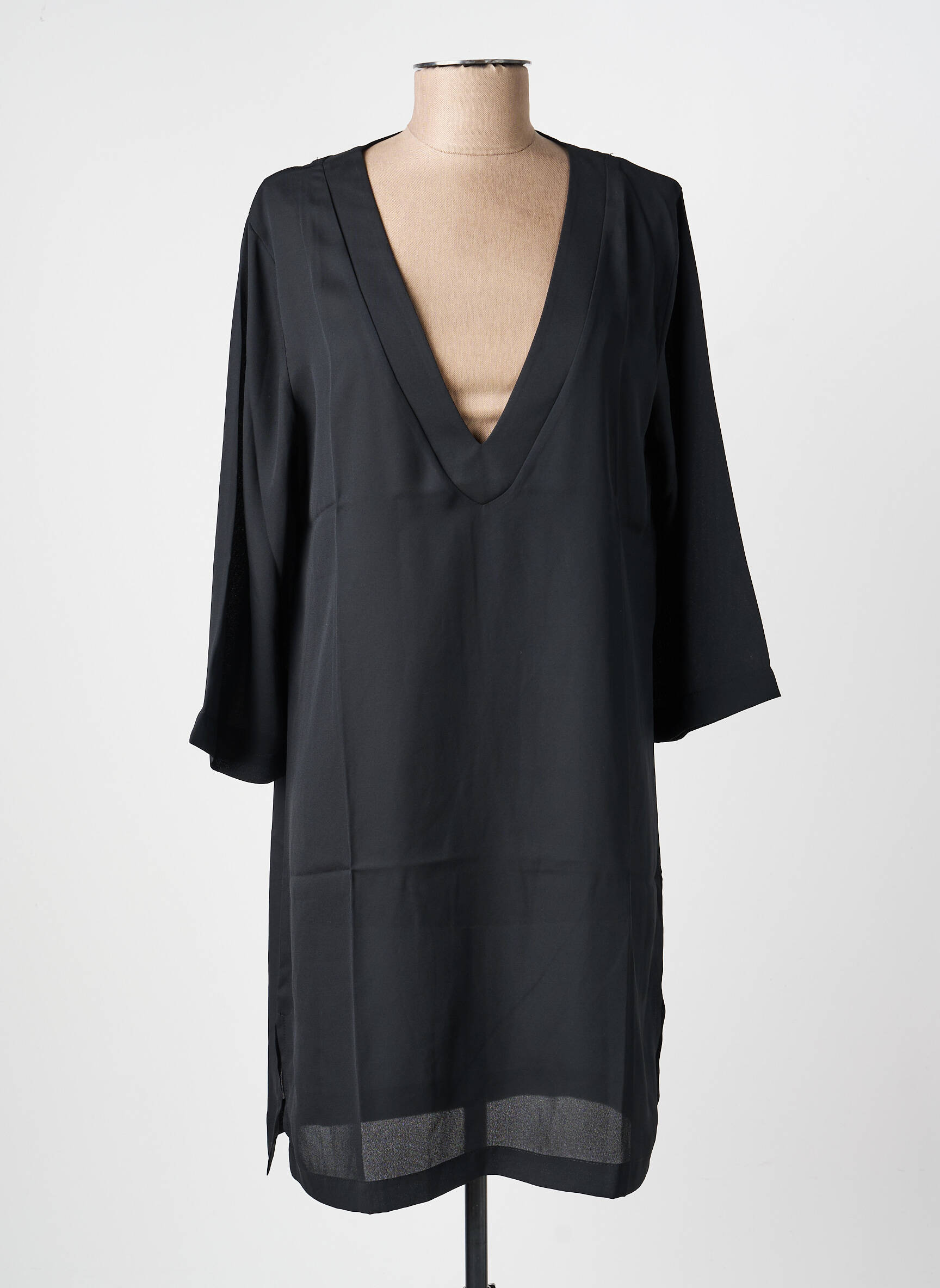 Rochie de plajă croială fluidă negru SIMONE PERELE femeie