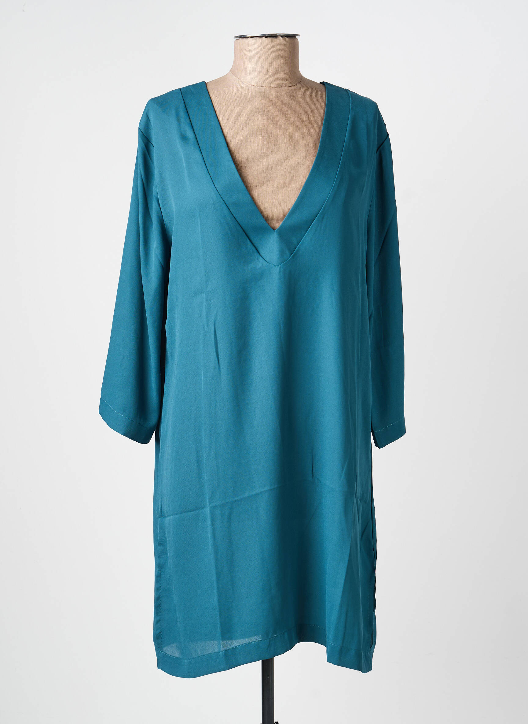 Rochie de plajă croială fluidă verde SIMONE PERELE femeie