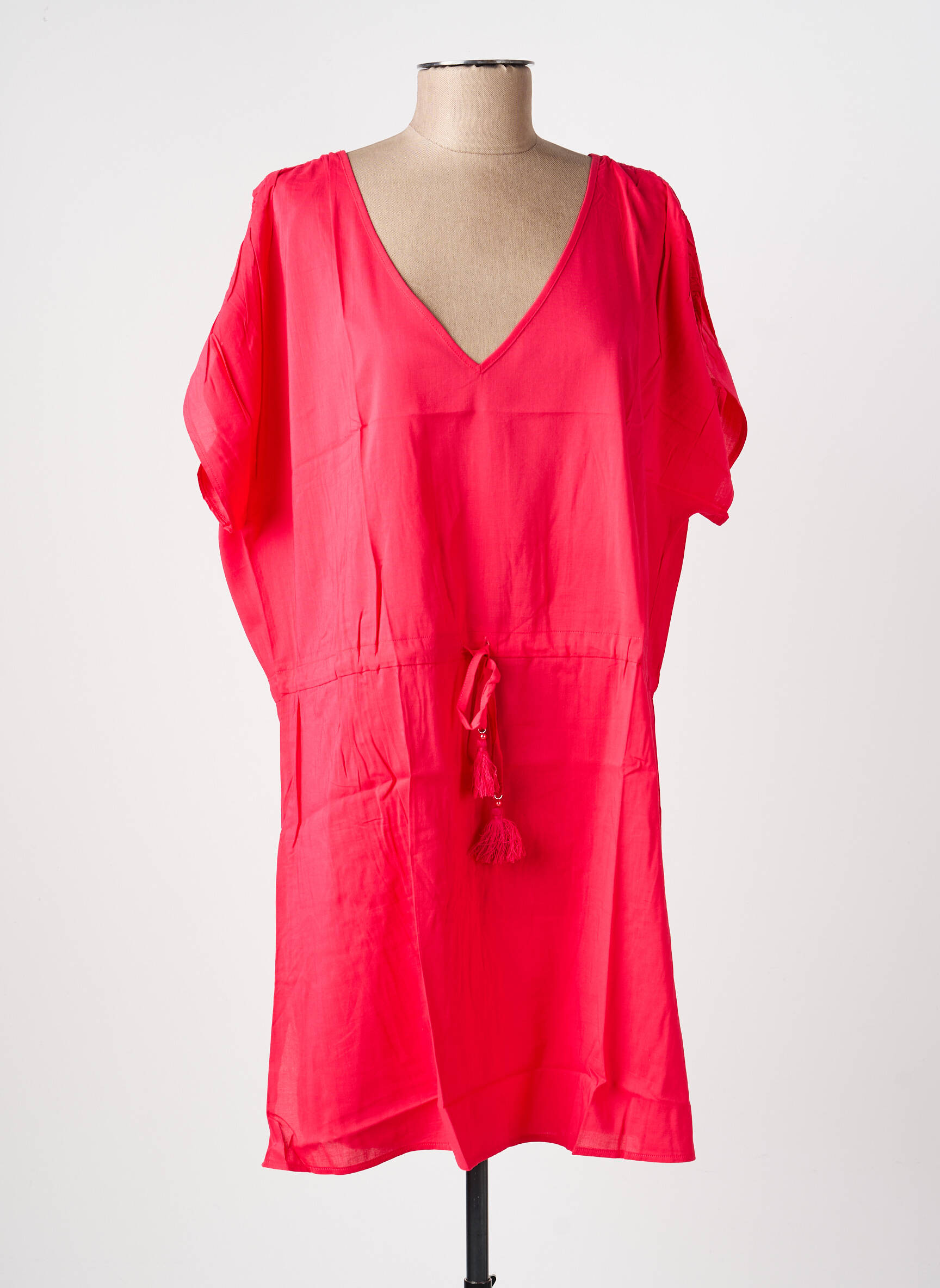 Rochie de plajă croială cambrată roz SIMONE PERELE femeie