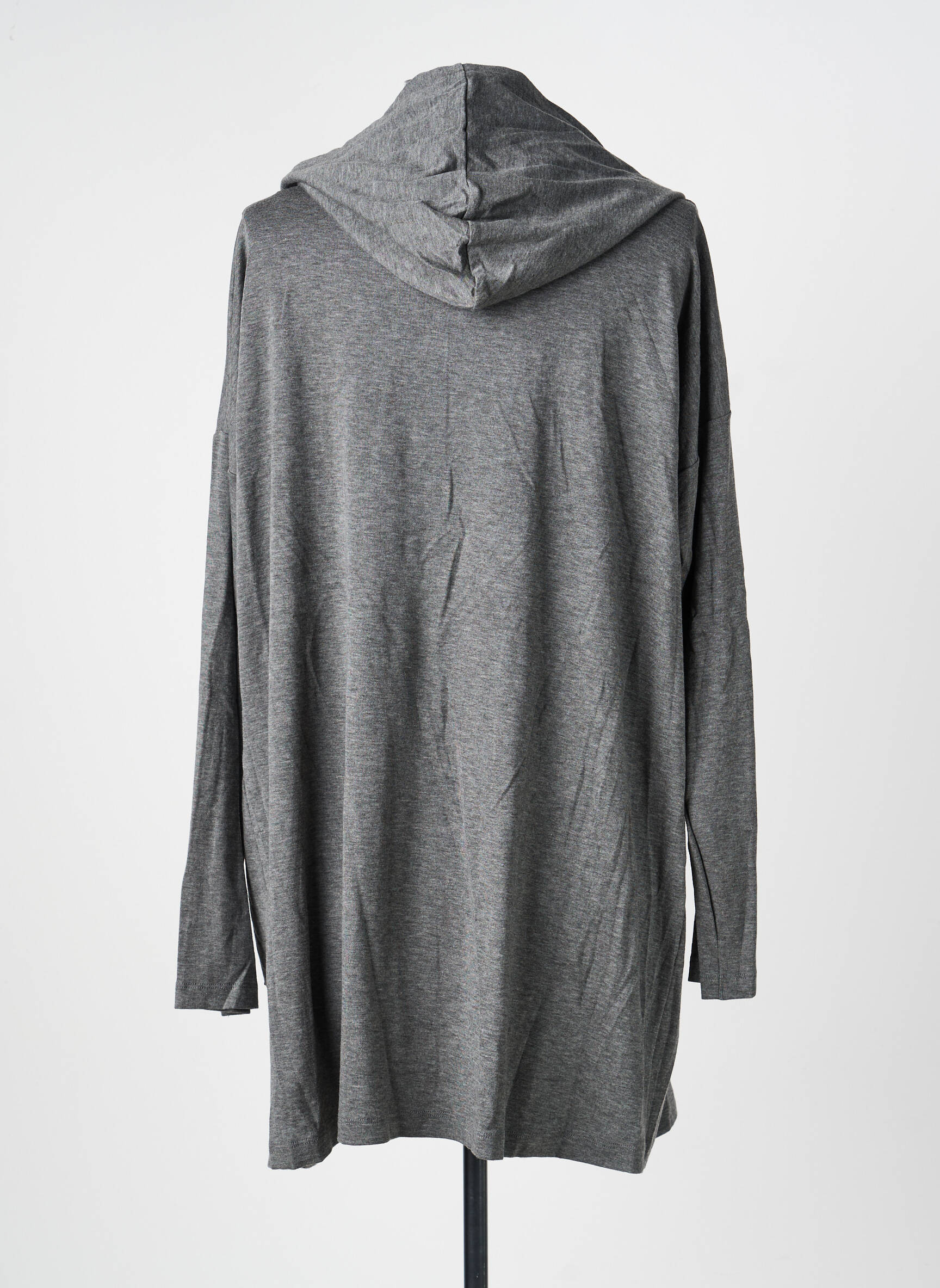 Jachete casual guler rotund gri PRINCESSE TAM-TAM femeie